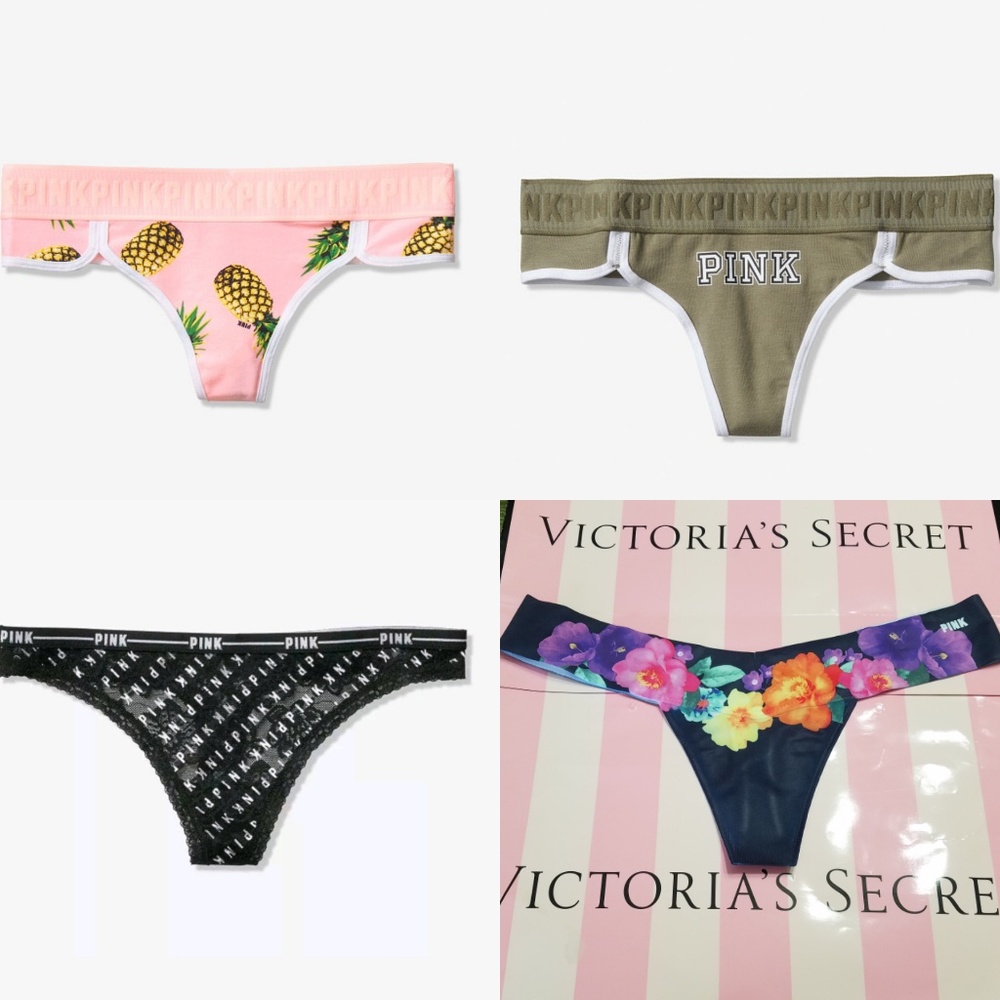 Victoria's secret pink M thongs